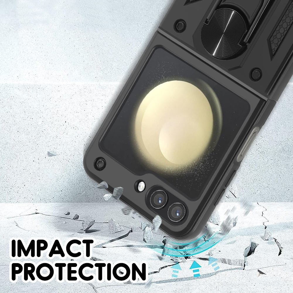 Samsung Galaxy Z Flip 4 5 Shockproof Ring Holder Case