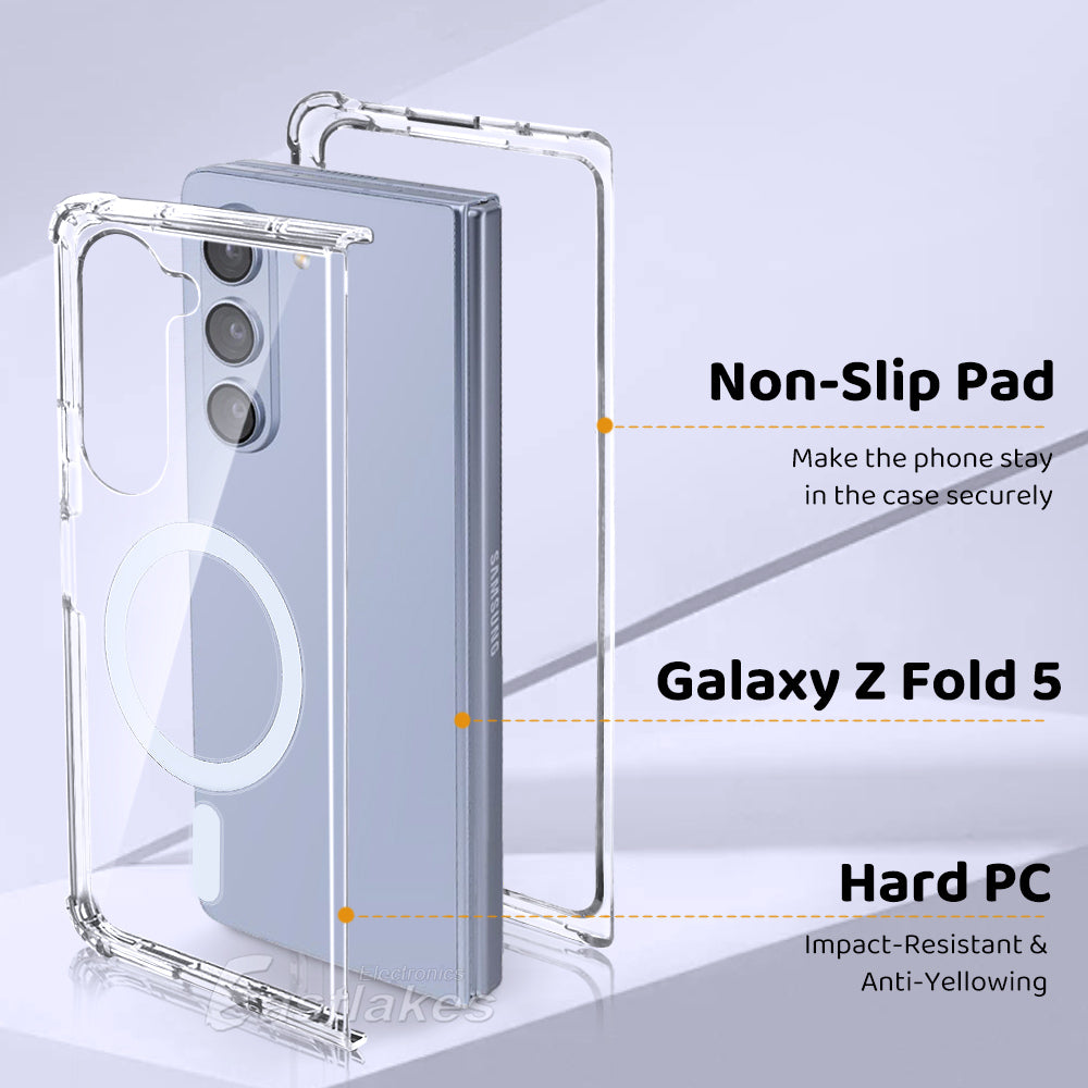 Samsung Galaxy Z Flip Z Fold / Ultra Clear Silicone Magsafe Shockproof Bumper Case