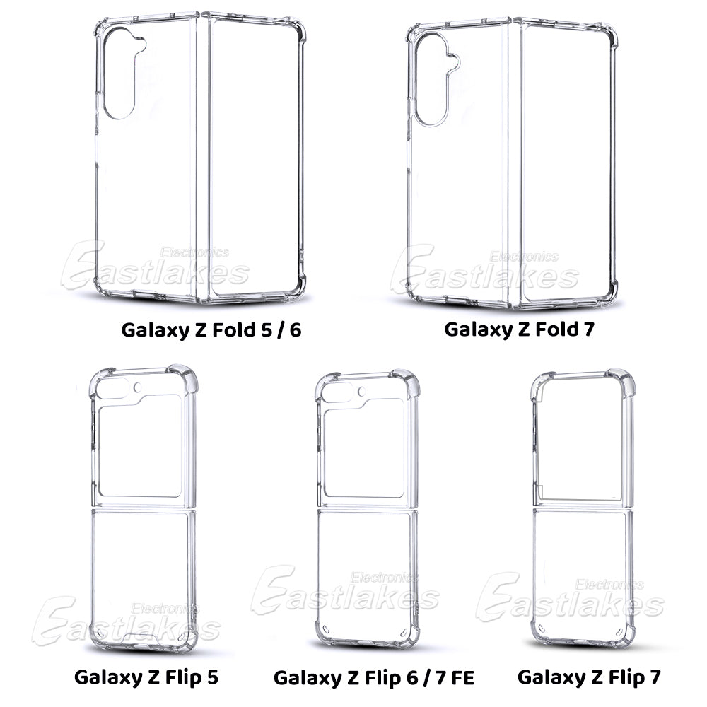 Samsung Galaxy Z Flip Z Fold / Ultra Clear Silicone Magsafe Shockproof Bumper Case
