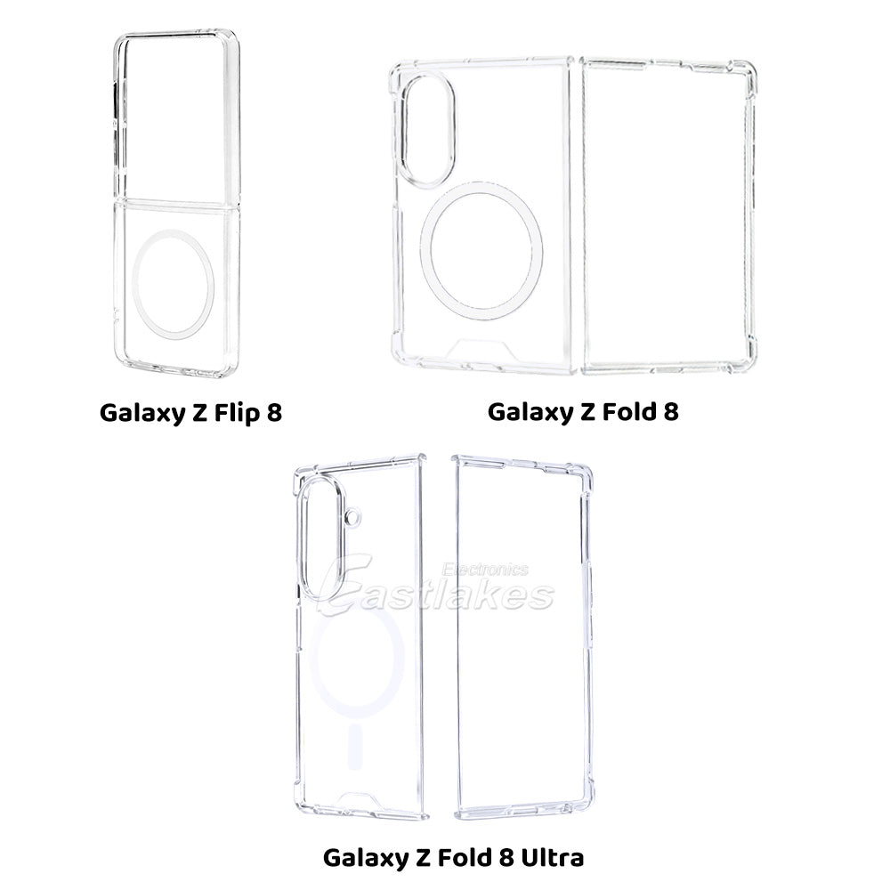 Samsung Galaxy Z Flip Z Fold / Ultra Clear Silicone Magsafe Shockproof Bumper Case