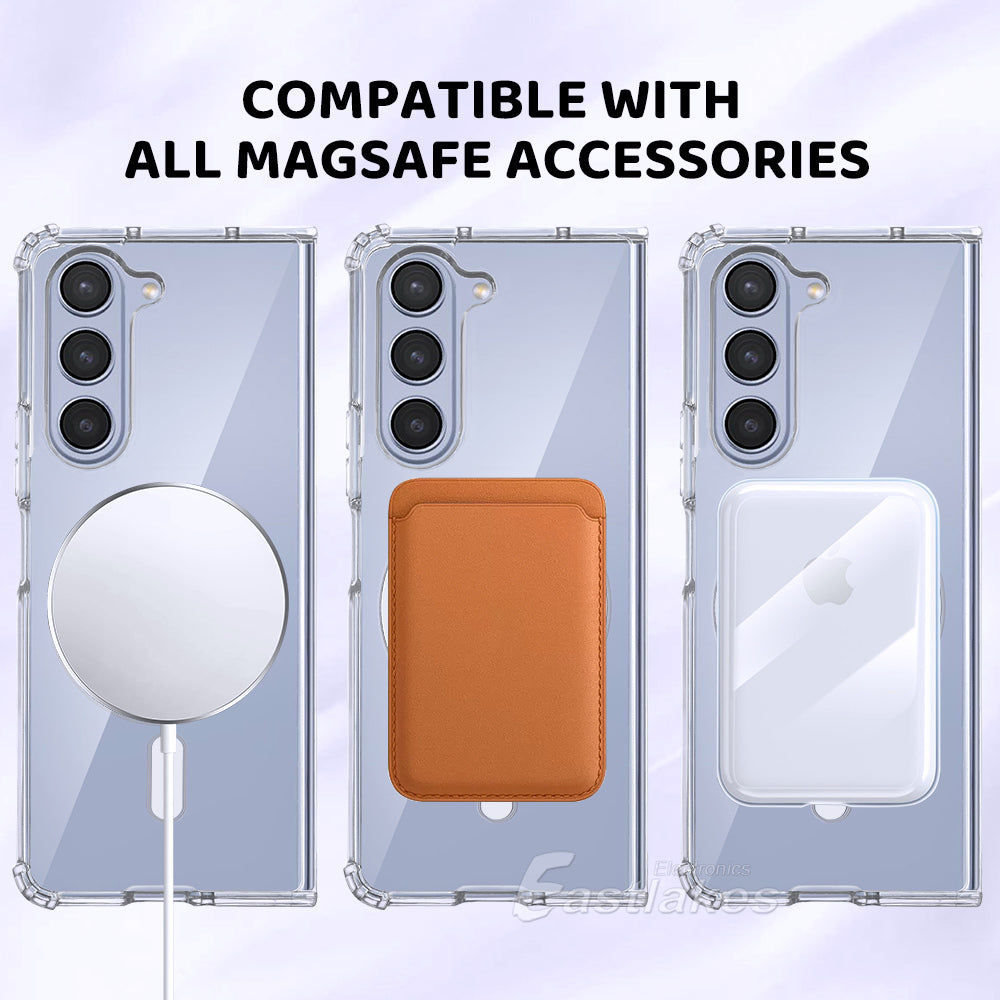 Samsung Galaxy Z Flip Z Fold / Ultra Clear Silicone Magsafe Shockproof Bumper Case