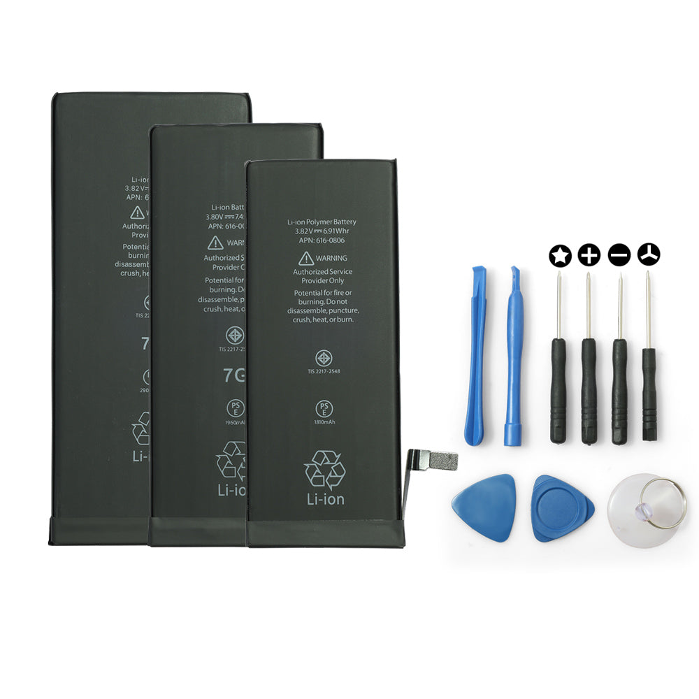Apple iPhone Repair/ Replacement Battery with Tools Kit for 12 11 Pro X/XS Max XR 8 7 Plus 6s 6 5 - Eastlakes Electronics