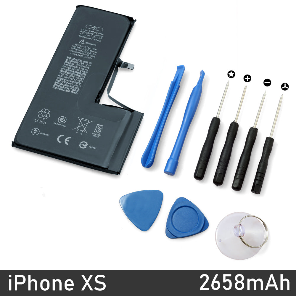 Apple iPhone Repair/ Replacement Battery with Tools Kit for 12 11 Pro X/XS Max XR 8 7 Plus 6s 6 5