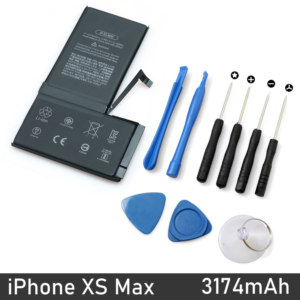 Apple iPhone Repair/ Replacement Battery with Tools Kit for 12 11 Pro X/XS Max XR 8 7 Plus 6s 6 5