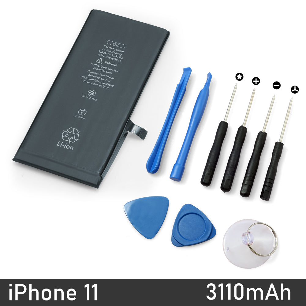 Apple iPhone Repair/ Replacement Battery with Tools Kit for 12 11 Pro X/XS Max XR 8 7 Plus 6s 6 5