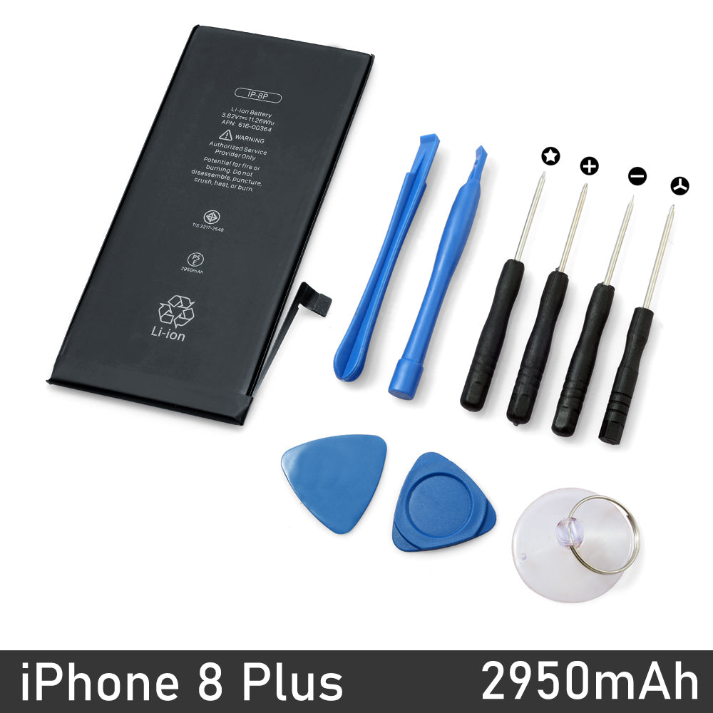 Apple iPhone Repair/ Replacement Battery with Tools Kit for 12 11 Pro X/XS Max XR 8 7 Plus 6s 6 5