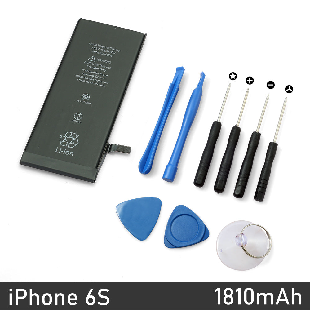 Apple iPhone Repair/ Replacement Battery with Tools Kit for 12 11 Pro X/XS Max XR 8 7 Plus 6s 6 5
