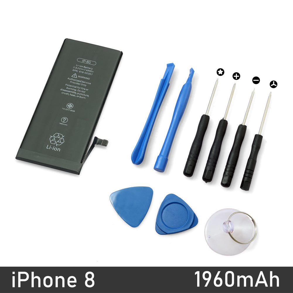 Apple iPhone Repair/ Replacement Battery with Tools Kit for 12 11 Pro X/XS Max XR 8 7 Plus 6s 6 5