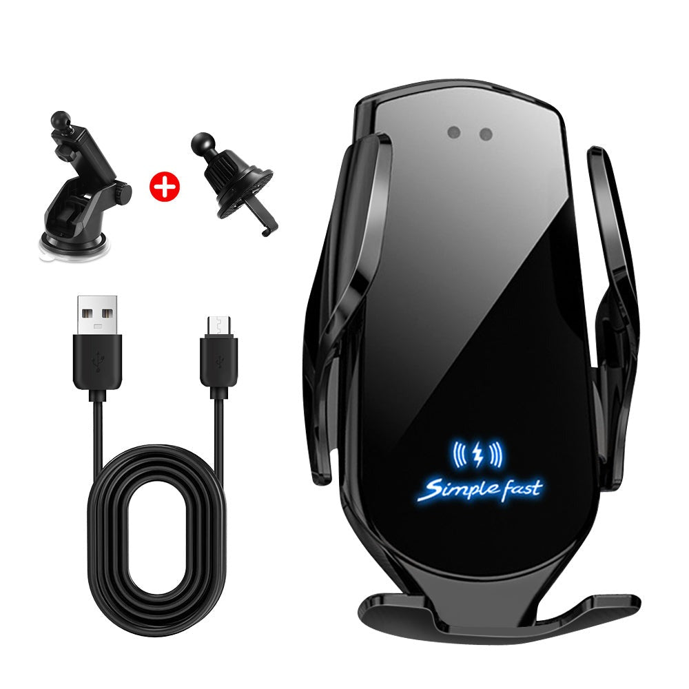 15W Wireless Car Charger Mount Phone Auto Clamping Holder Air Vent - Eastlakes Electronics