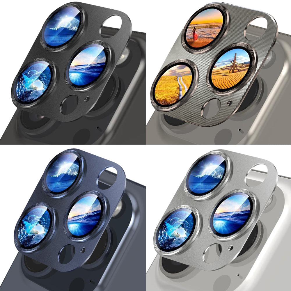 Apple iPhone 15 14 Pro Max Camera Lens Metal Tempered Glass Protector - Eastlakes Electronics
