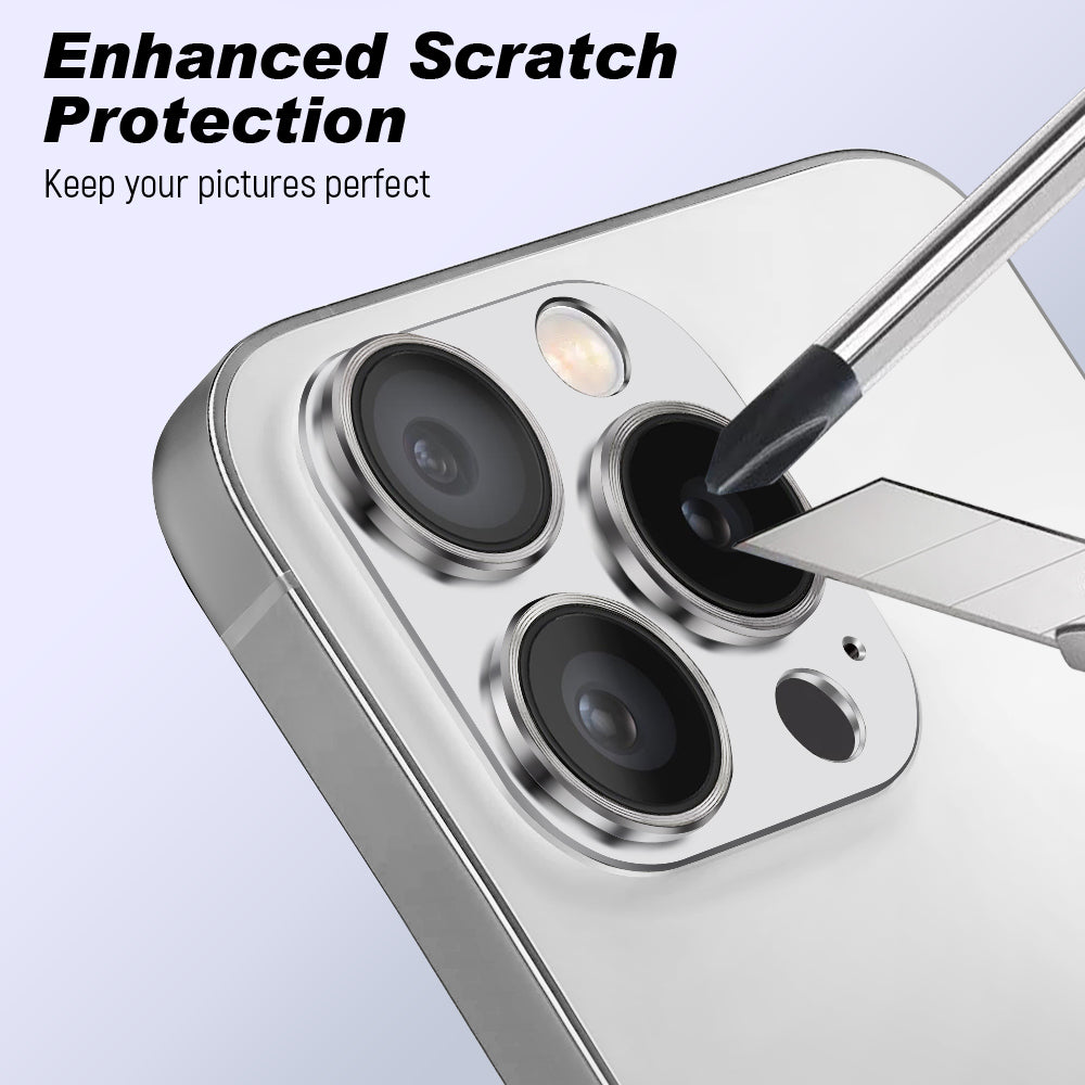 Apple iPhone 15 14 Pro Max Camera Lens Metal Tempered Glass Protector - Eastlakes Electronics