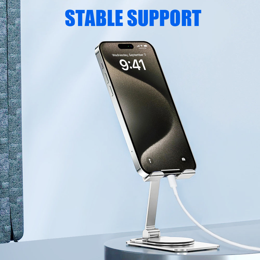 360 Folding Adjustable Rotating Phone Tablet Desk Stand Rotating - Eastlakes Electronics