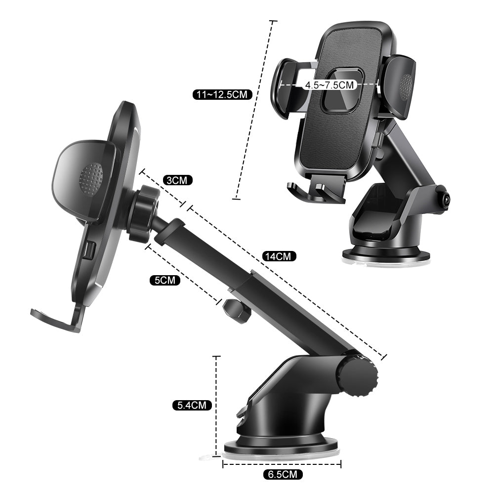 360° Universal Air Vent Windshield Car Phone Holder Mount Stand Apple iPhone Samsung Pixel - Eastlakes Electronics