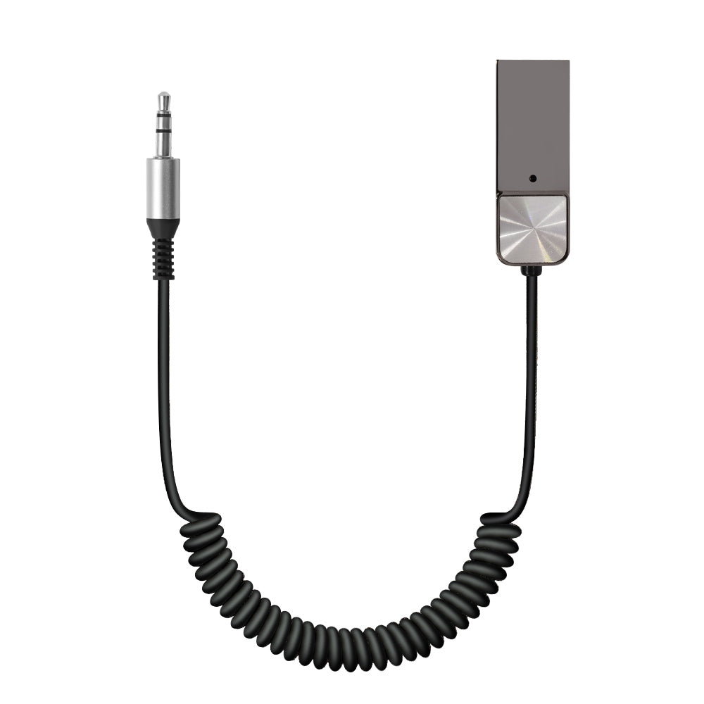 Wireless Bluetooth 5.1 Receiver Dongle Car AUX Music 3.5mm Adapter Cable
