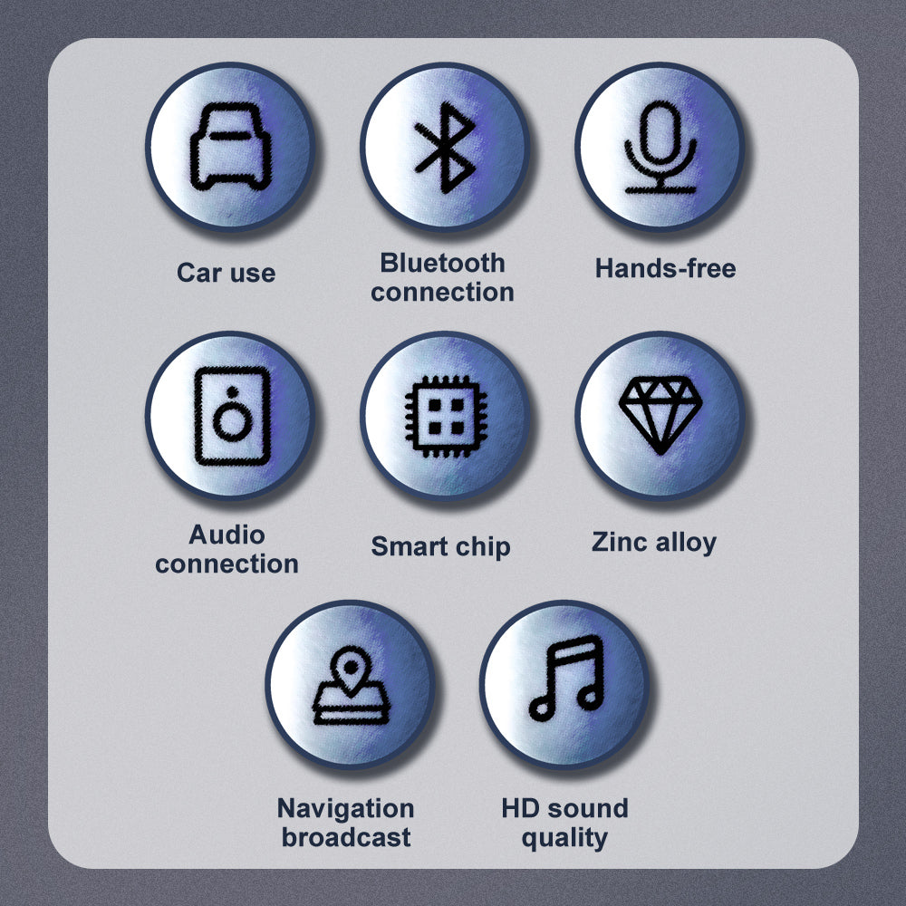 Wireless Bluetooth 5.1 Receiver Dongle Car AUX Music 3.5mm Adapter Cable
