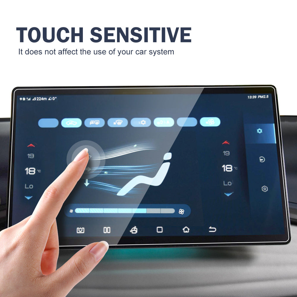 Center Console Dashboard Tempered Glass Screen Protector For BYD Atto 3