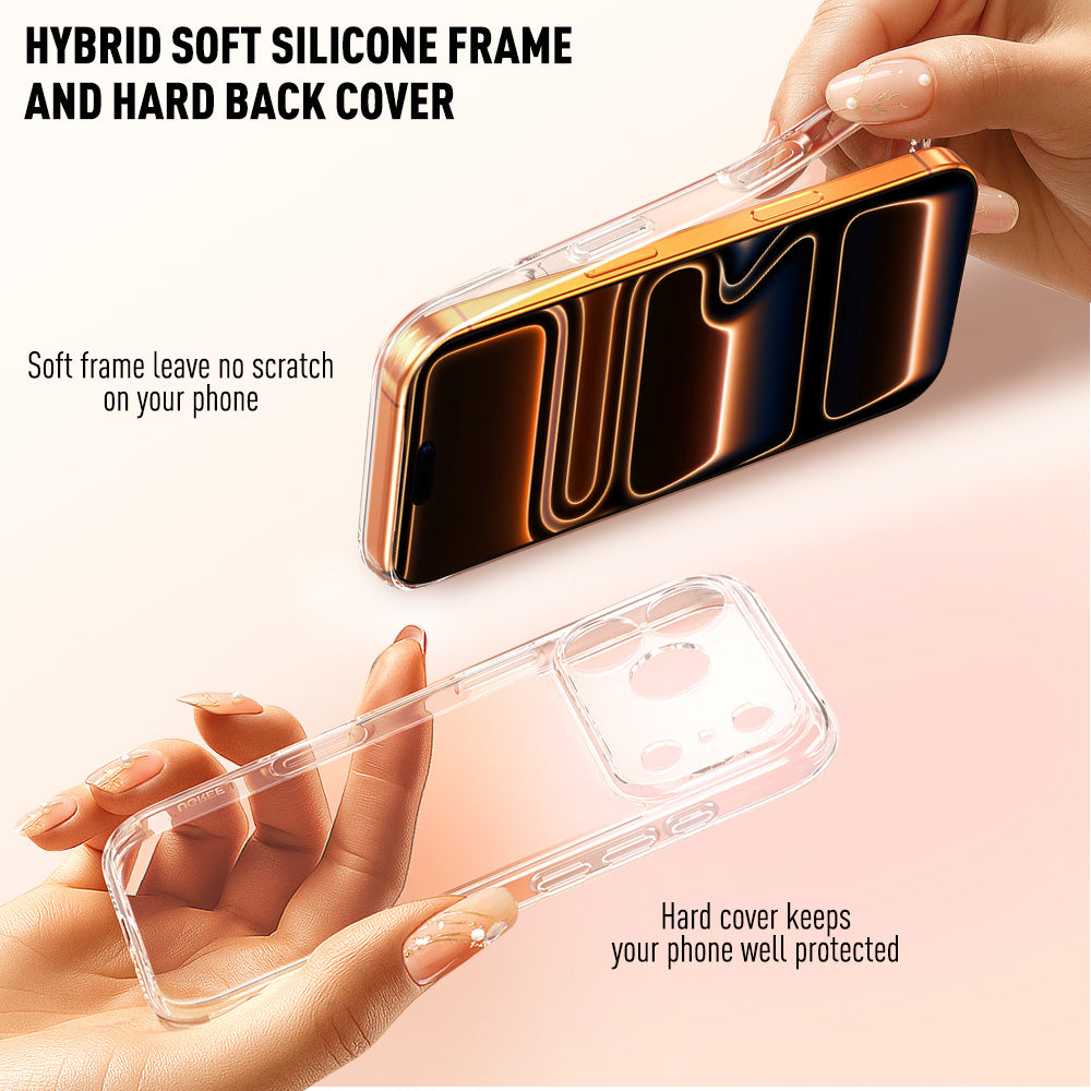 Premium Crystal Clear Shock Resist Protective Case Cover For Apple iPhone