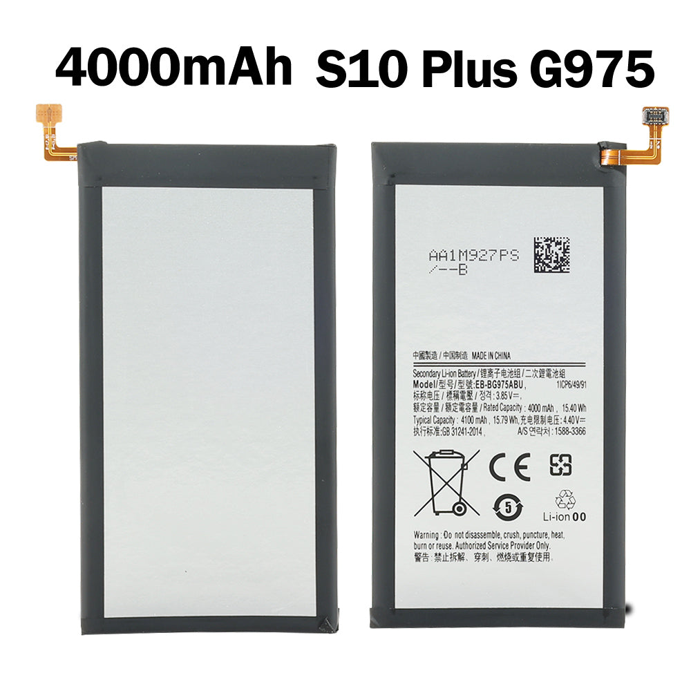 Samsung Galaxy S10 Plus G975 High Capacity Replacement Battery - Eastlakes Electronics