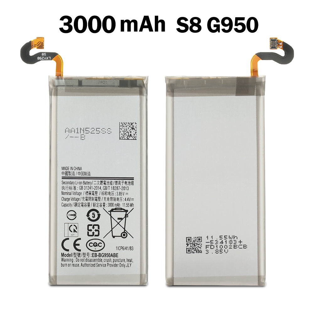 Samsung Galaxy S8 G950 3000mAh High Capacity Replacement Battery - Eastlakes Electronics