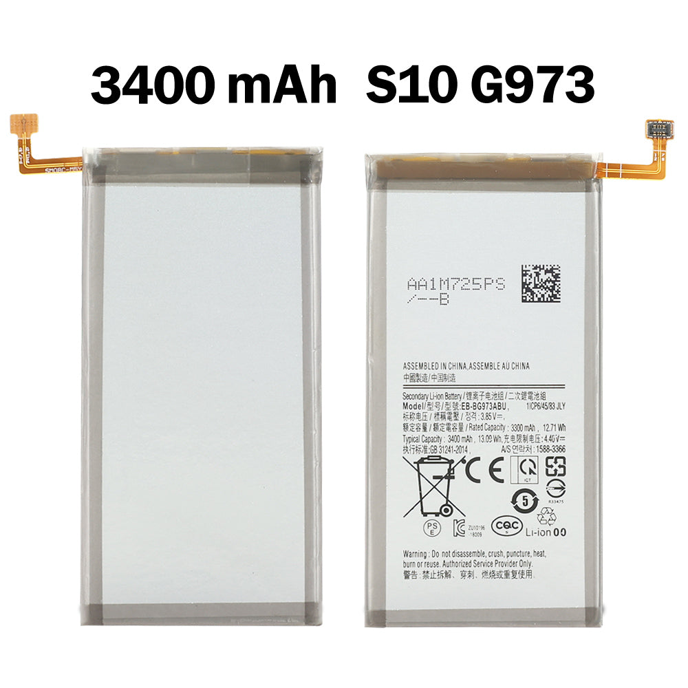 Samsung Galaxy S10 G973 3400mAh High Capacity Replacement Battery - Eastlakes Electronics