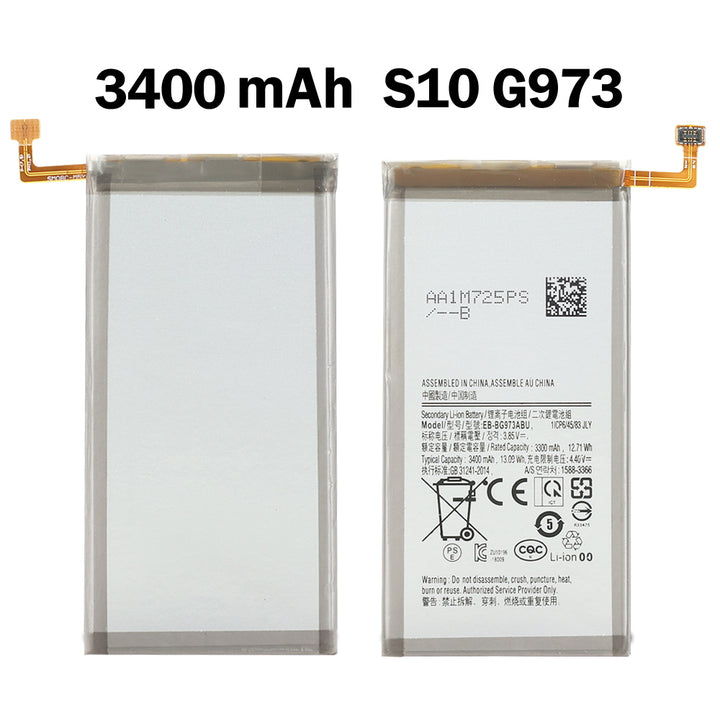 Samsung Galaxy S10 G973 3400mAh High Capacity Replacement Battery - Eastlakes Electronics