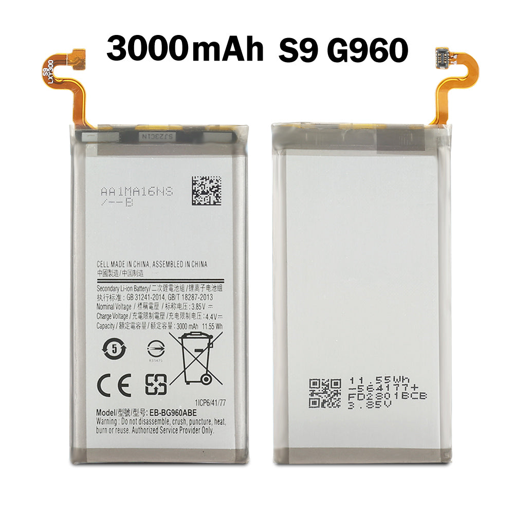 Samsung Galaxy S9 G960 3000mAh High Capacity Replacement Battery