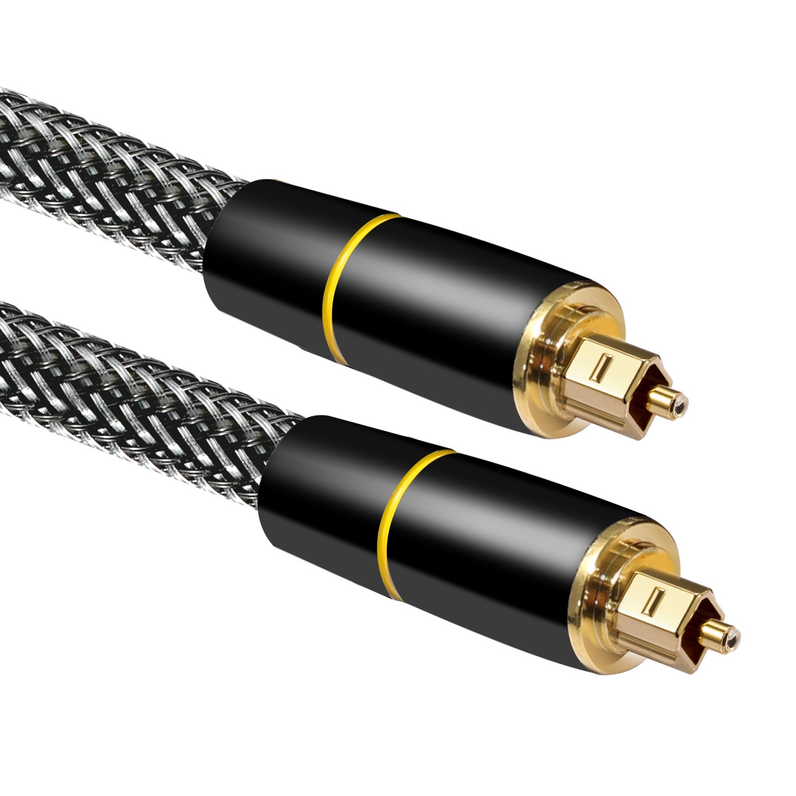 Premium Toslink Optical Fibre Cable Gold Plated Digital Audio Core S/PDIF For TV