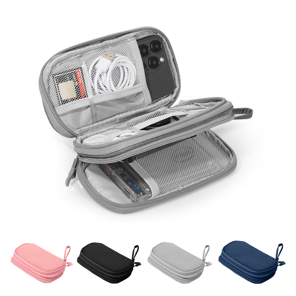 Organizer Travel Pouch Storage Bag Cases Cable Charger Electronic Accessories - Eastlaes Electronics