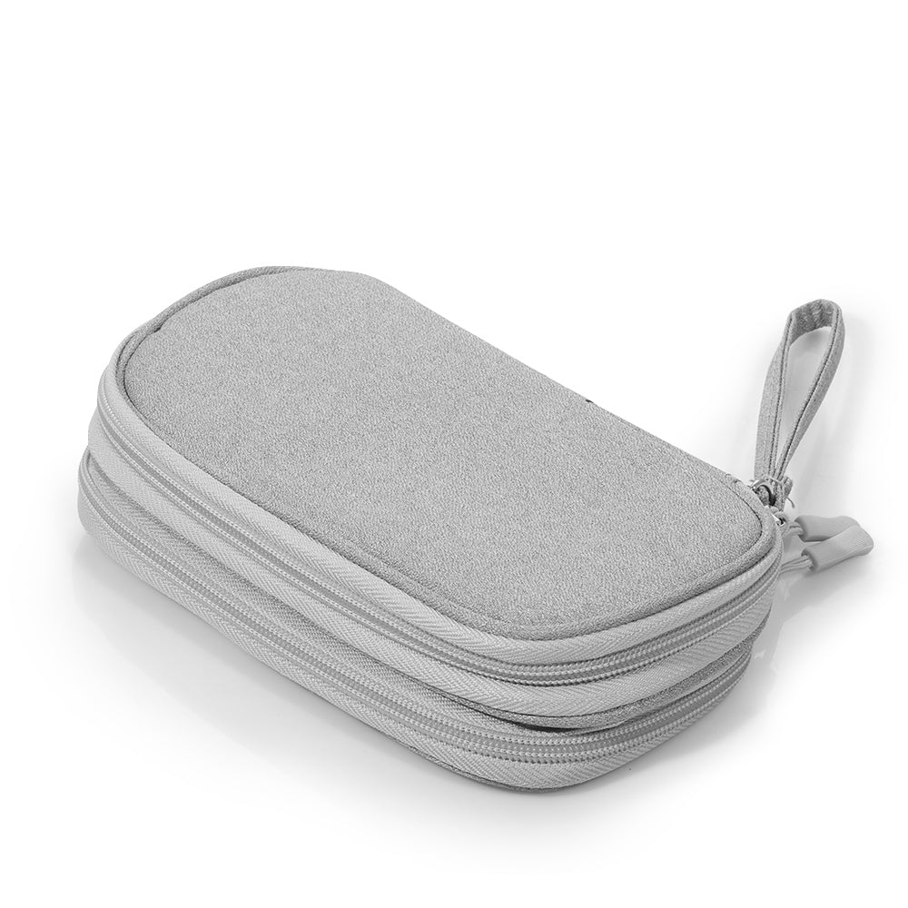 Organizer Travel Pouch Storage Bag Cases Cable Charger Electronic Accessories Grey - Eastlakes Electronics
