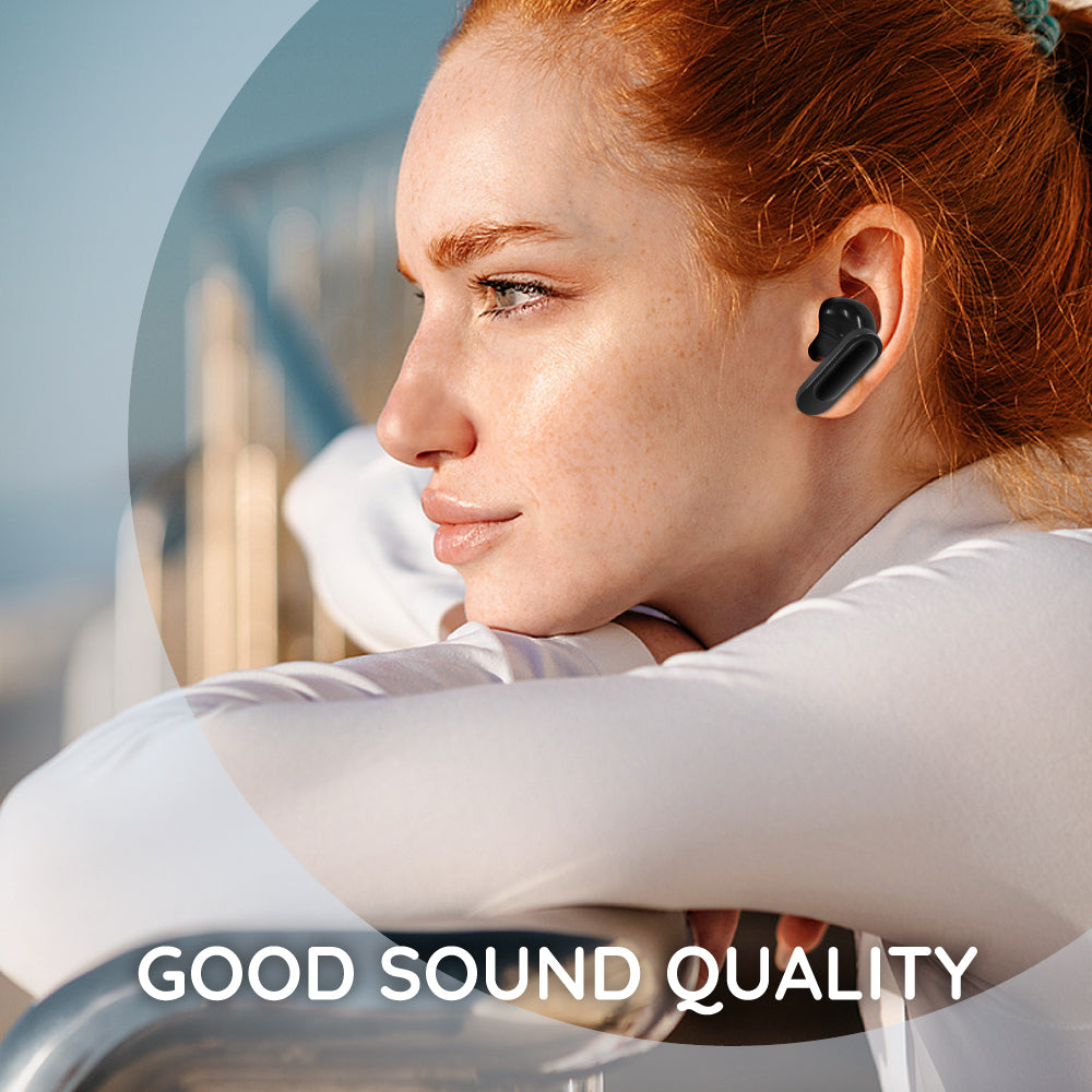 Wireless Bluetooth 5.4 Headphone LED Touchscreen Visible Active TWS Earphones