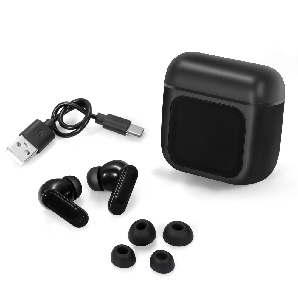 Wireless Bluetooth 5.4 Headphone LED Touchscreen Visible Active TWS Earphones
