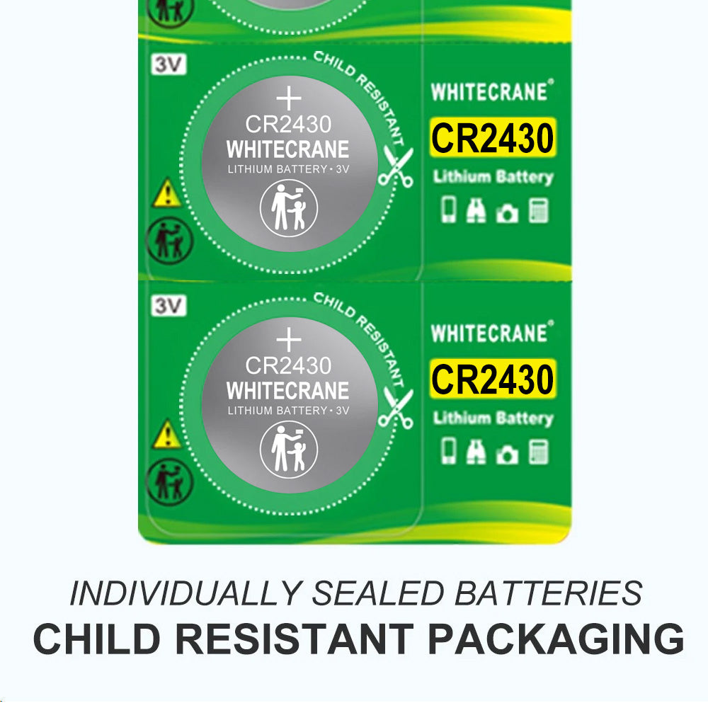 CR2430 3V Lithium Button Cell Coin Batteries