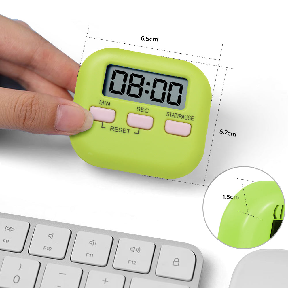 LCD Digital Kitchen Timer Alarm Count Down Magnetic Cooking Studying - Eastlakes Electronics
