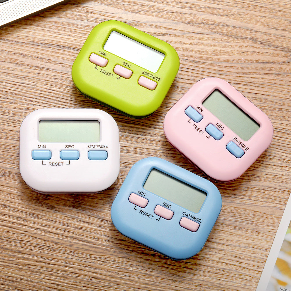 LED Digital Kitchen Timer Alarm Count Down Magnetic Cooking Studying Kids - Eastlakes Electronics