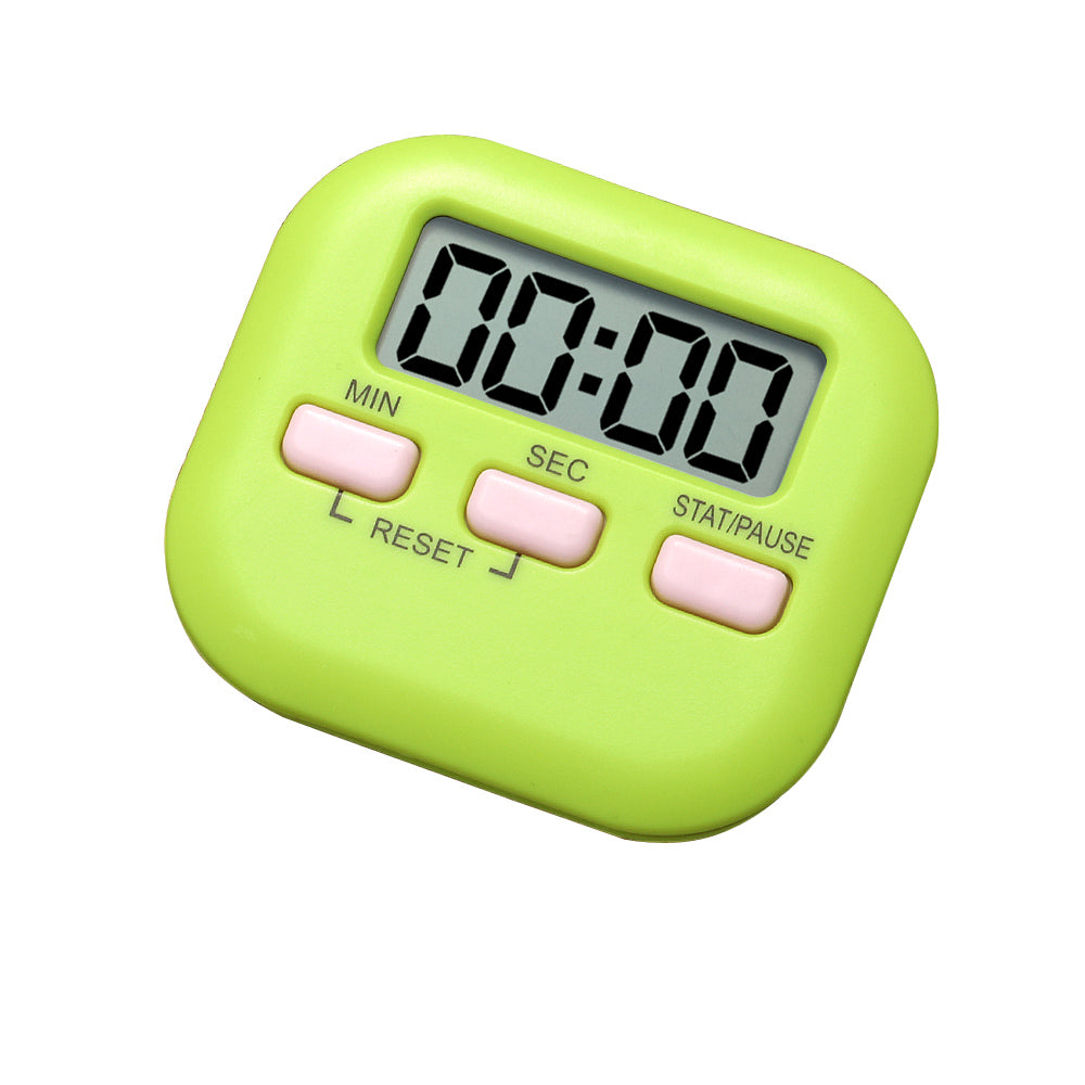 LCD Digital Kitchen Timer Alarm Count Down Magnetic Cooking Studying Green - Eastlakes Electronics