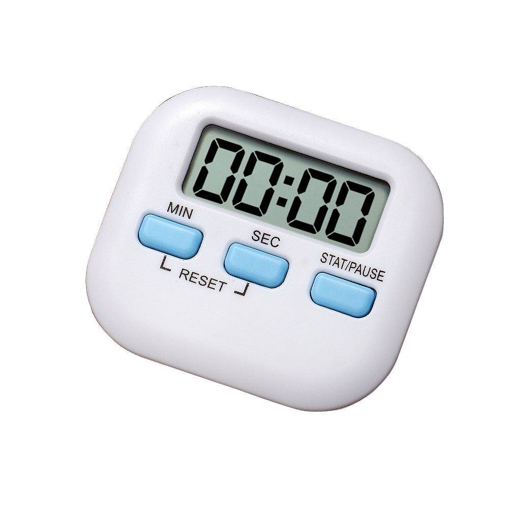 LCD Digital Kitchen Timer Alarm Count Down Magnetic Cooking Studying White - Eastlakes Electronics
