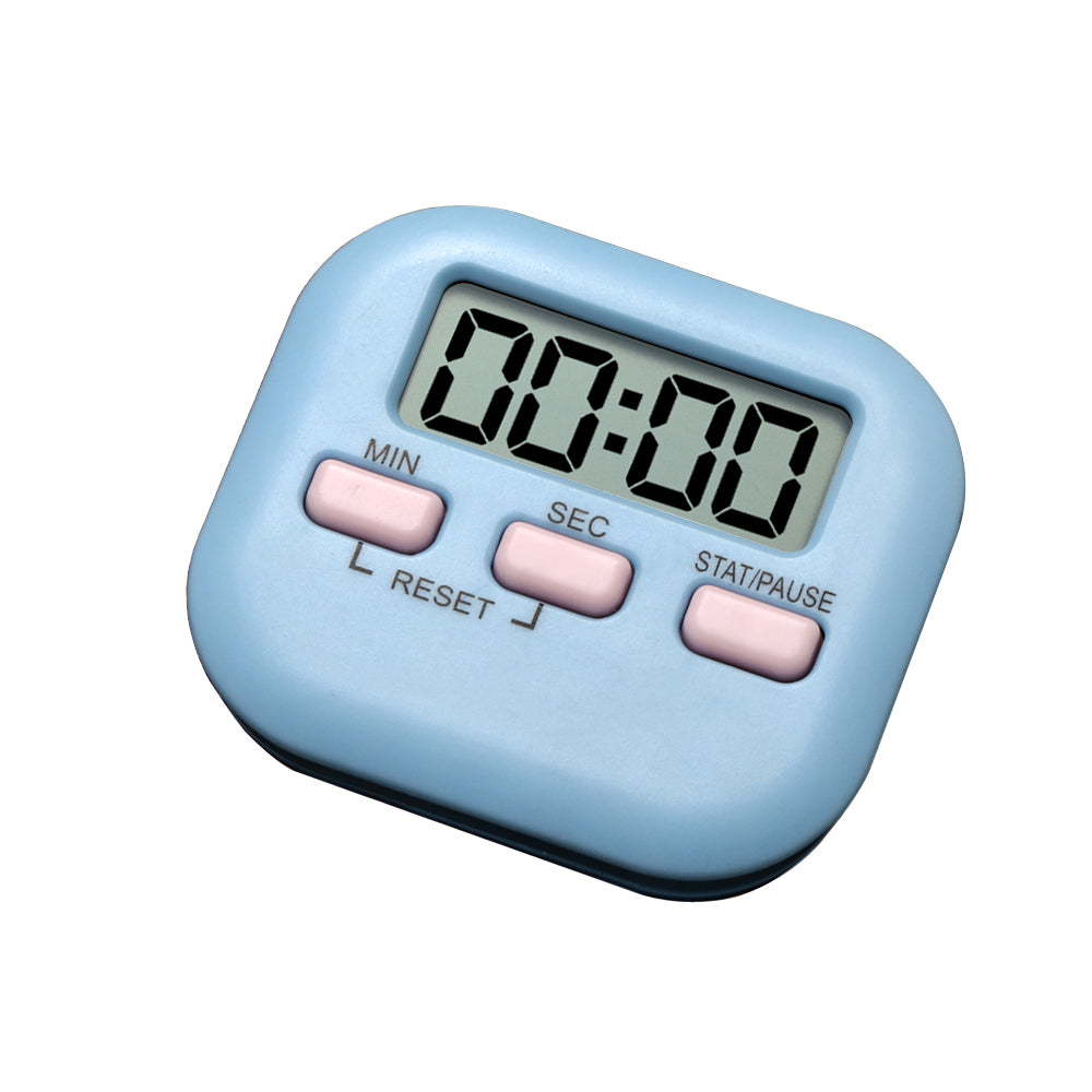 LCD Digital Kitchen Timer Alarm Count Down Magnetic Cooking Studying Blue - Eastlakes Electronics