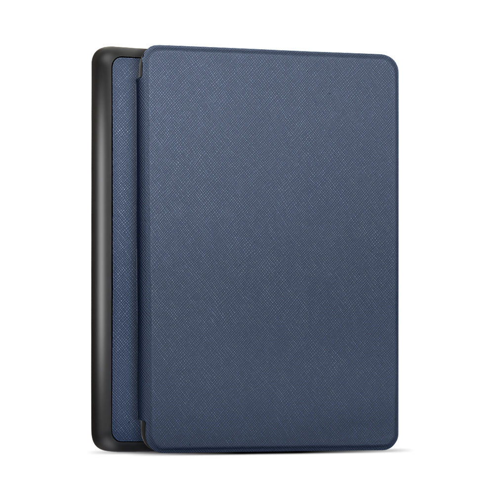 Kindle Paperwhite 11th Generation Smart Folding Folio Case Signature Edition Navy Blue - Eastlakes Electronics