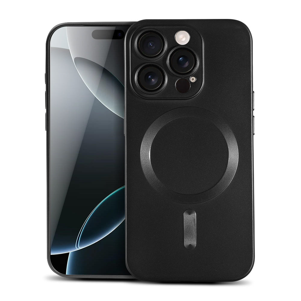 Metallic Silicone MagSafe Case For Apple iPhone 17 16 15 14 13 12 11 Pro Max Plus