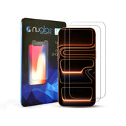 [2 Pack] NUGLAS Apple iPhone Tempered Glass Screen Protector