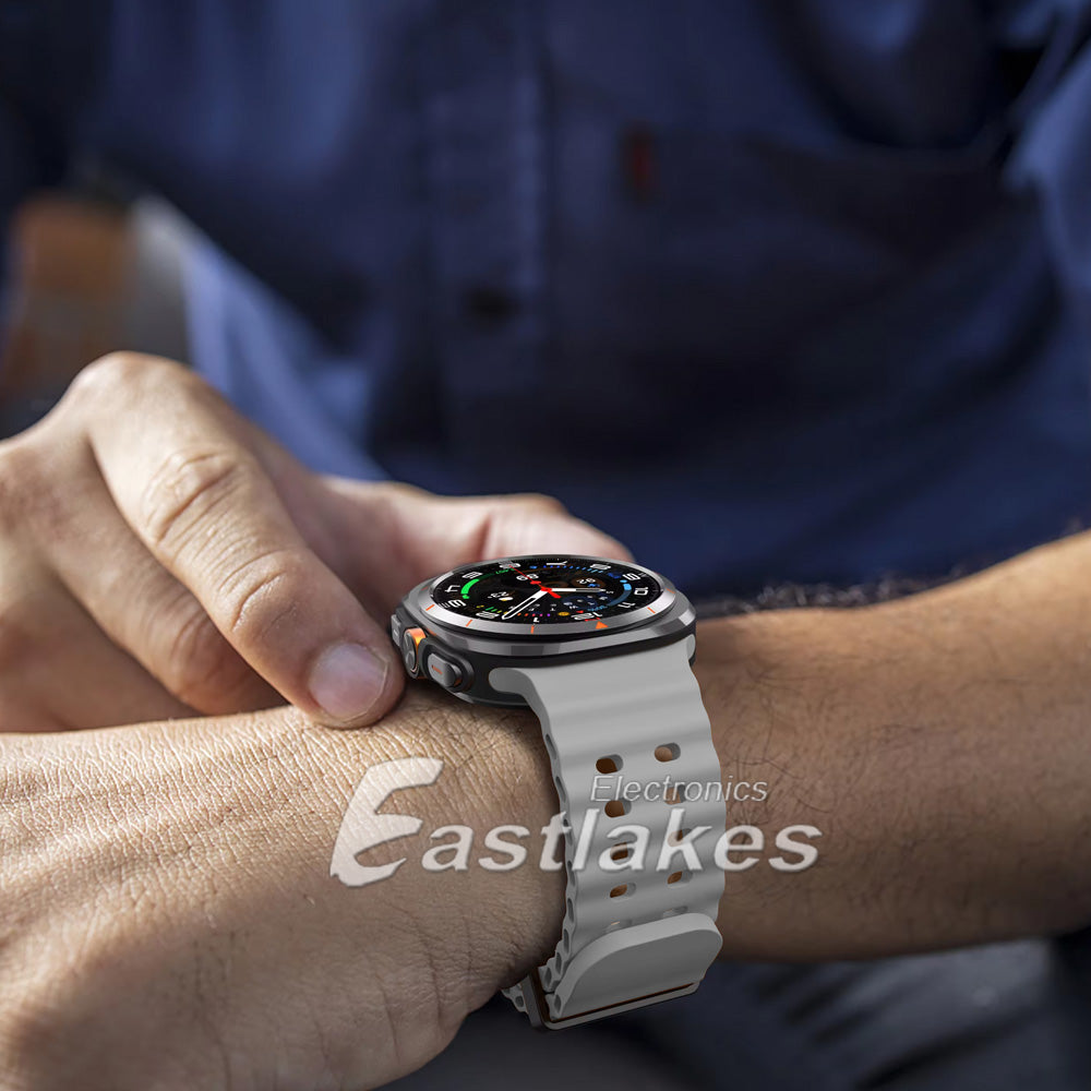 Samsung Galaxy Watch Ultra 47mm Silicone Sport Watch Strap Band - Eastlakes Electronics