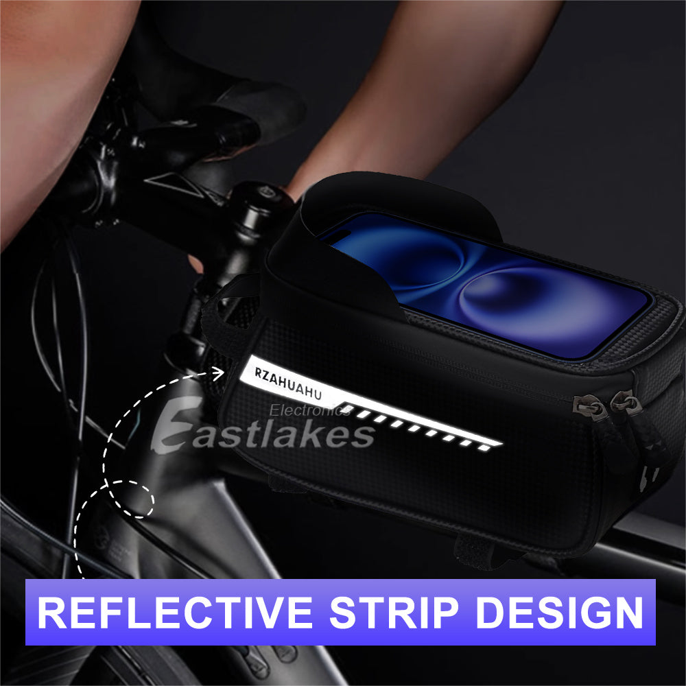 Waterproof Bike Motorcycle Scooter Handlebar Phone Mount Holder