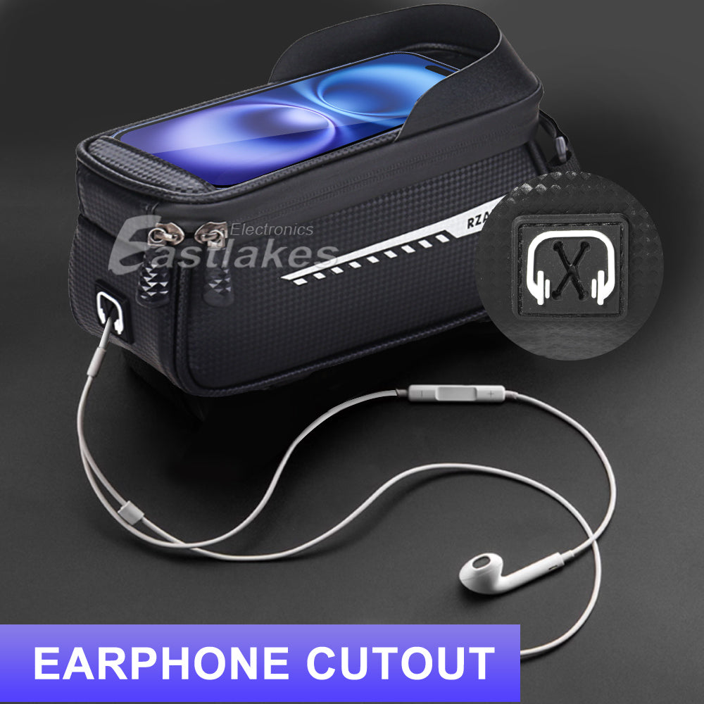 Waterproof Bike Motorcycle Scooter Handlebar Phone Mount Holder