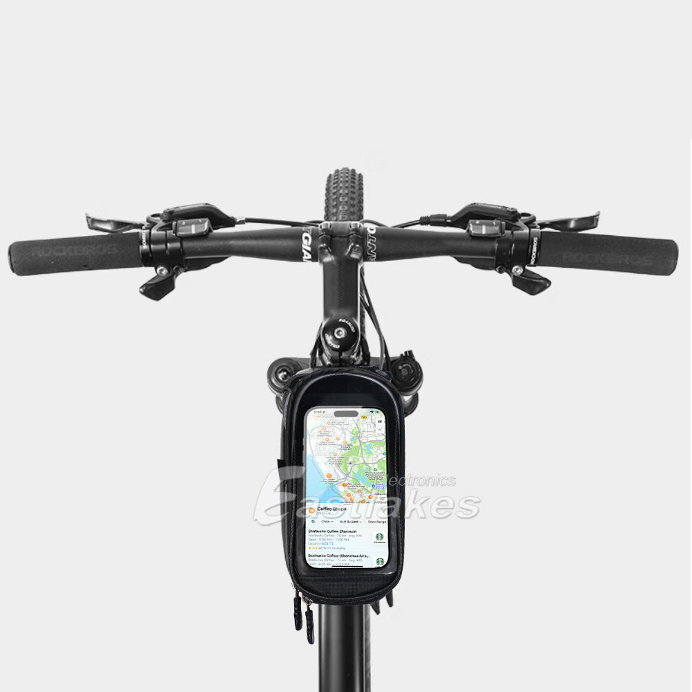 Waterproof Bike Motorcycle Scooter Handlebar Phone Mount Holder