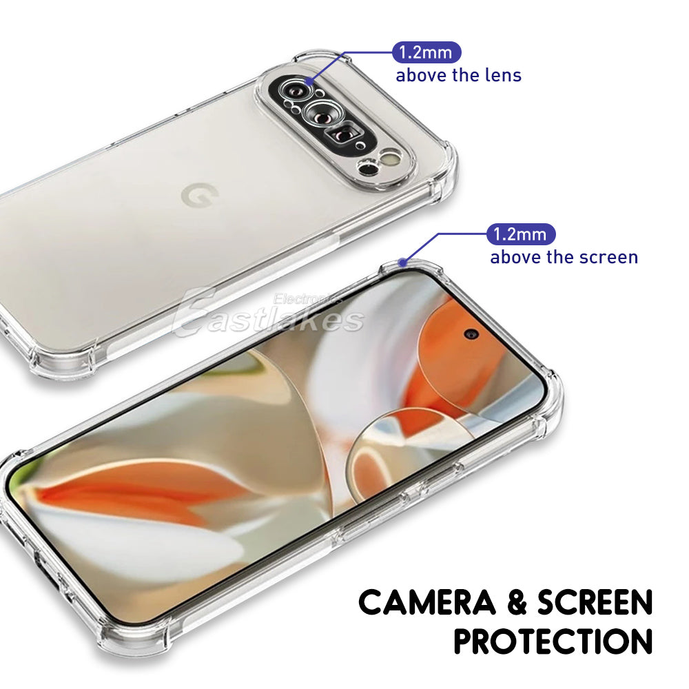 Clear Bumper Case For Google Pixel 10 9 Pro XL 9a