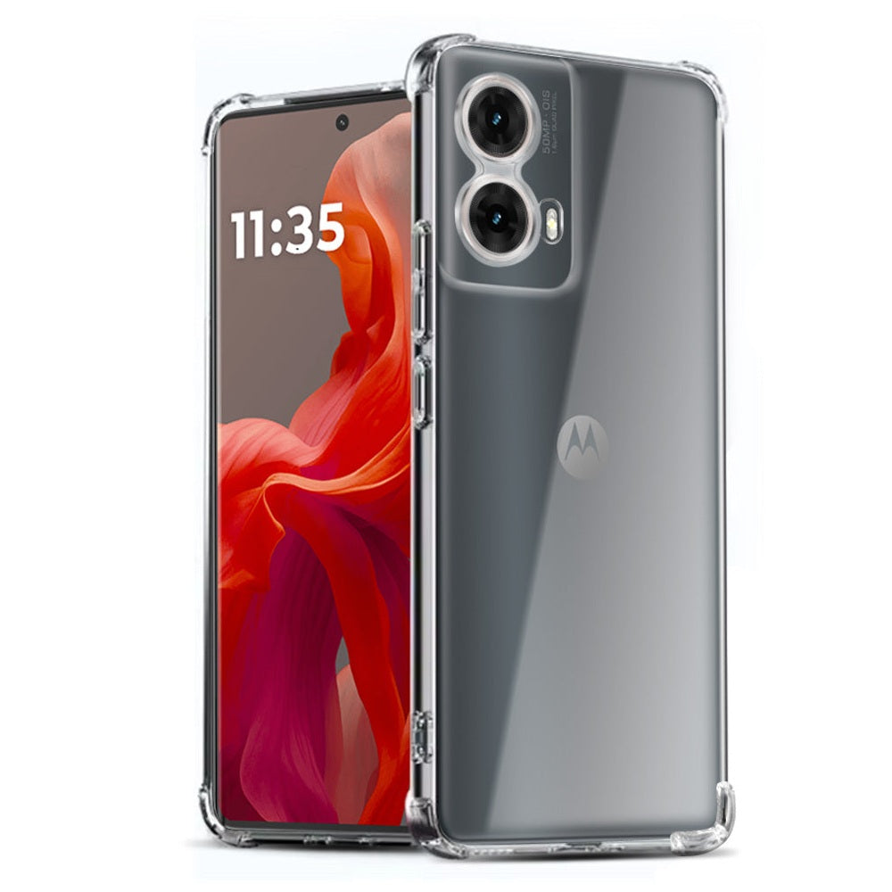 Shockproof Clear Silicone Bumper Cover For Motorola MOTO G86 G56 G15 G84 G85 G06 5G