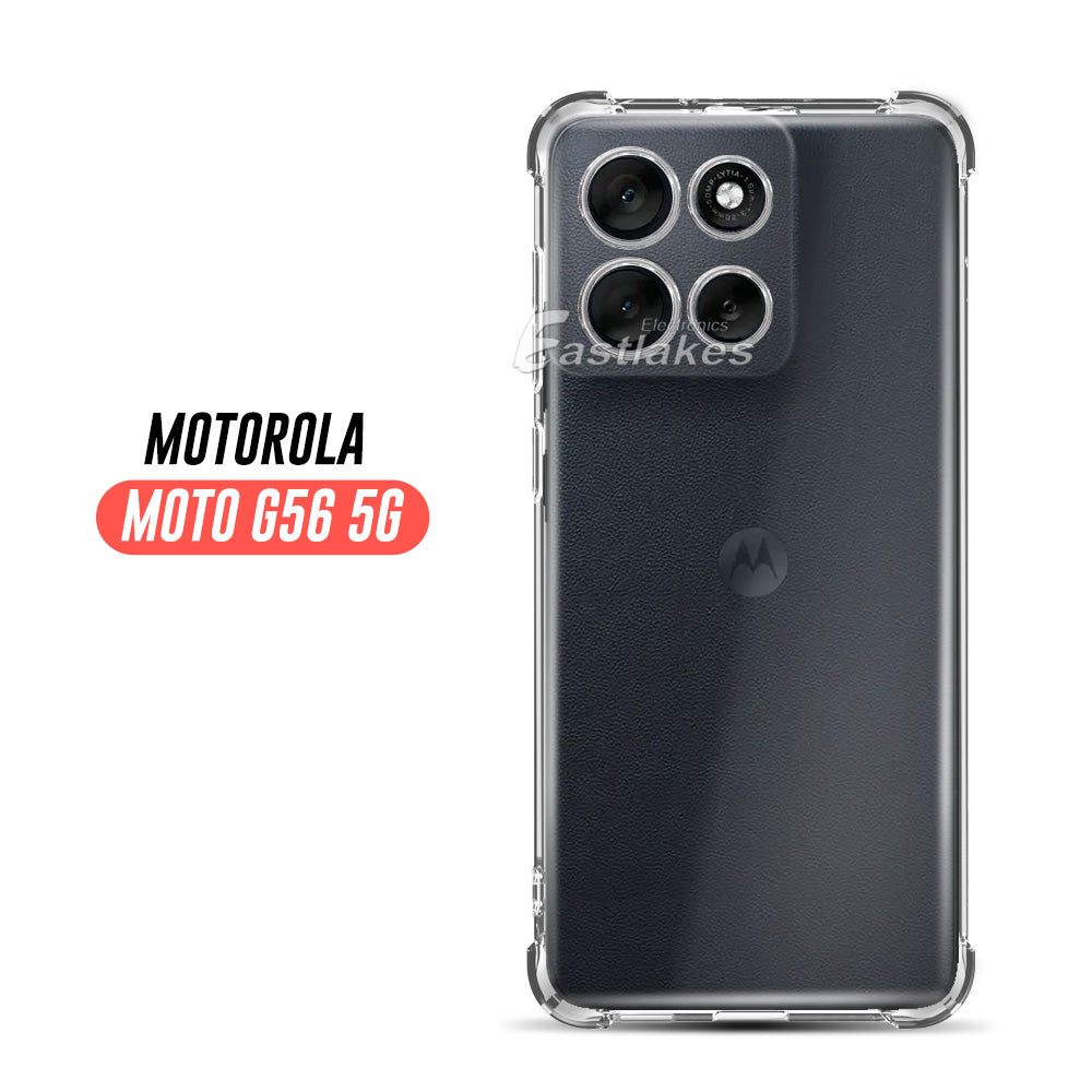 Shockproof Clear Silicone Bumper Cover For Motorola MOTO G86 G56 G15 G84 G85 G06 5G
