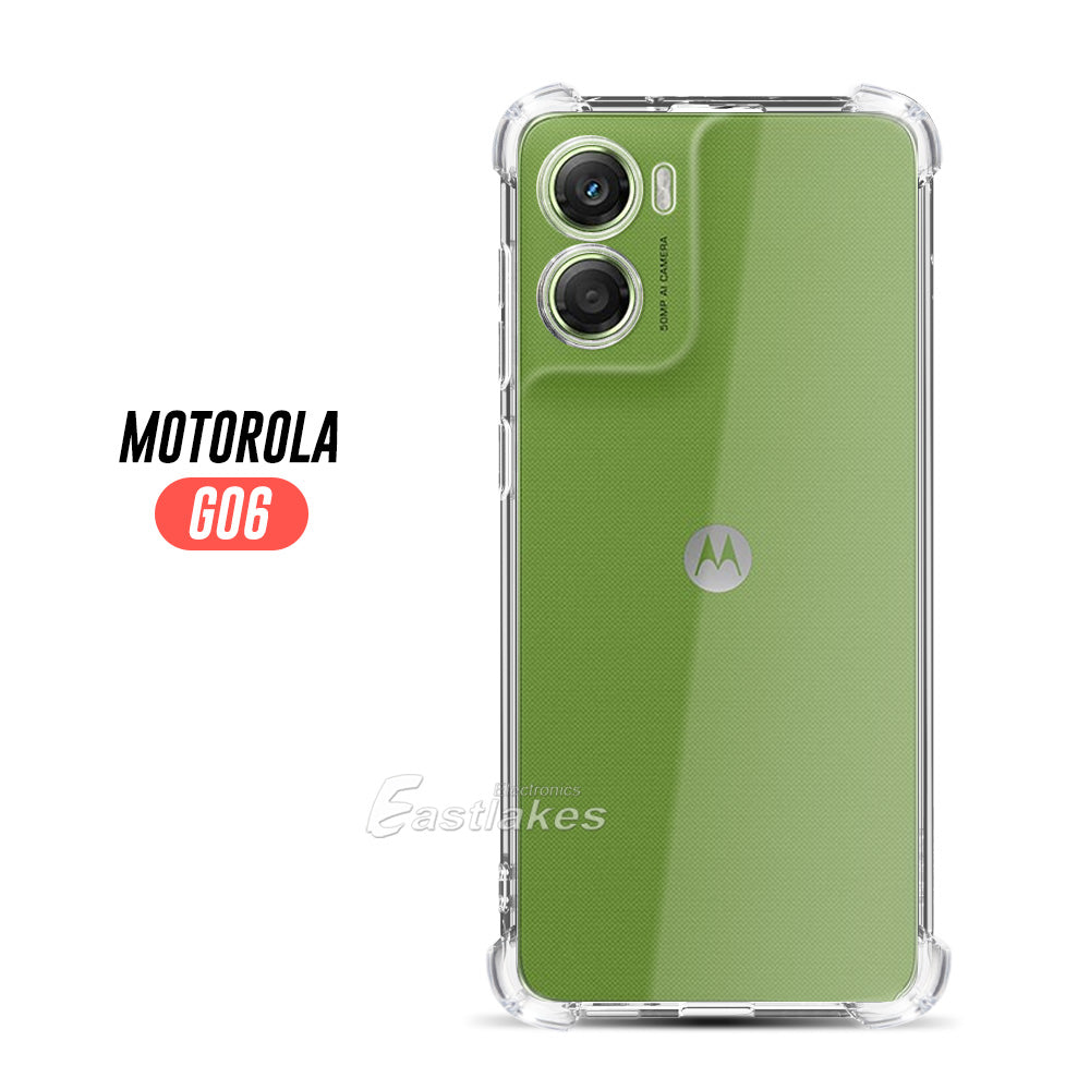 Shockproof Clear Silicone Bumper Cover For Motorola MOTO G86 G56 G15 G84 G85 G06 5G