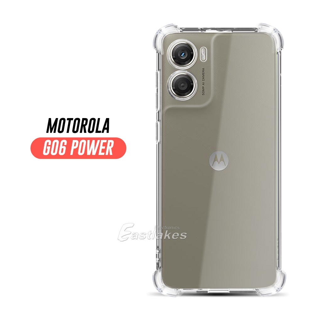 Shockproof Clear Silicone Bumper Cover For Motorola MOTO G86 G56 G15 G84 G85 G06 5G