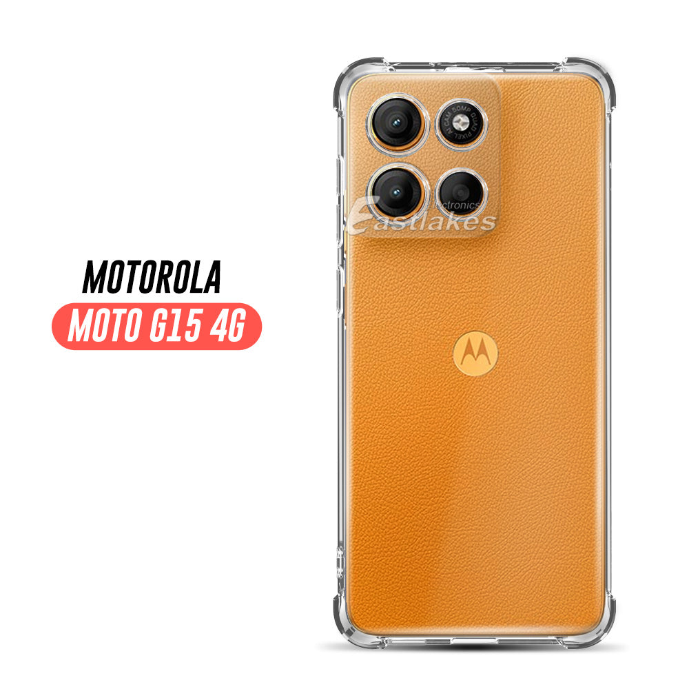 Shockproof Clear Silicone Bumper Cover For Motorola MOTO G86 G56 G15 G84 G85 G06 5G